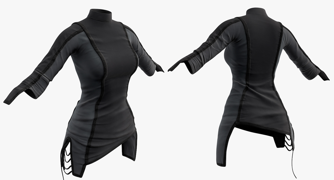 pants Fashion  Accessory female clothes futuristic Sci Fi Cyberpunk jacket Character