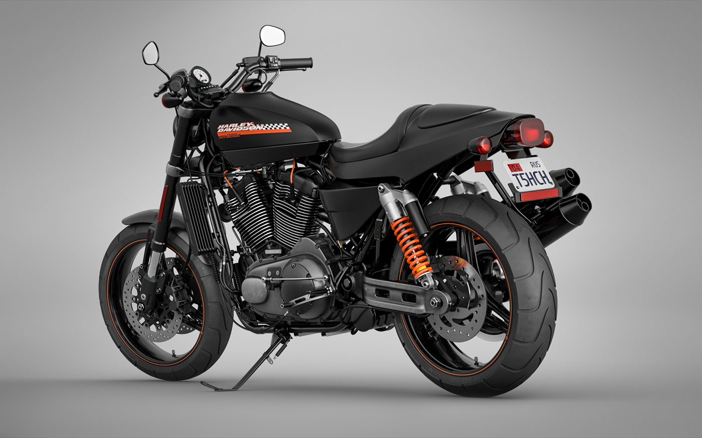 Harley Davidson XR1200x octanerender   3D Bike Render blender