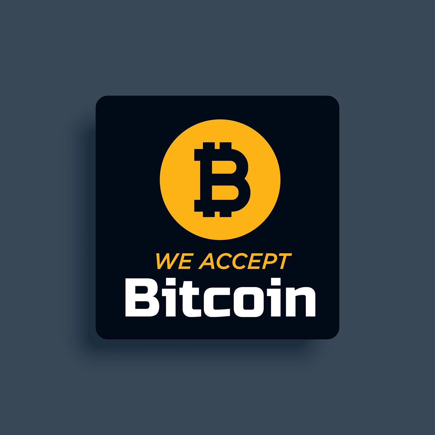 accept bitcoin