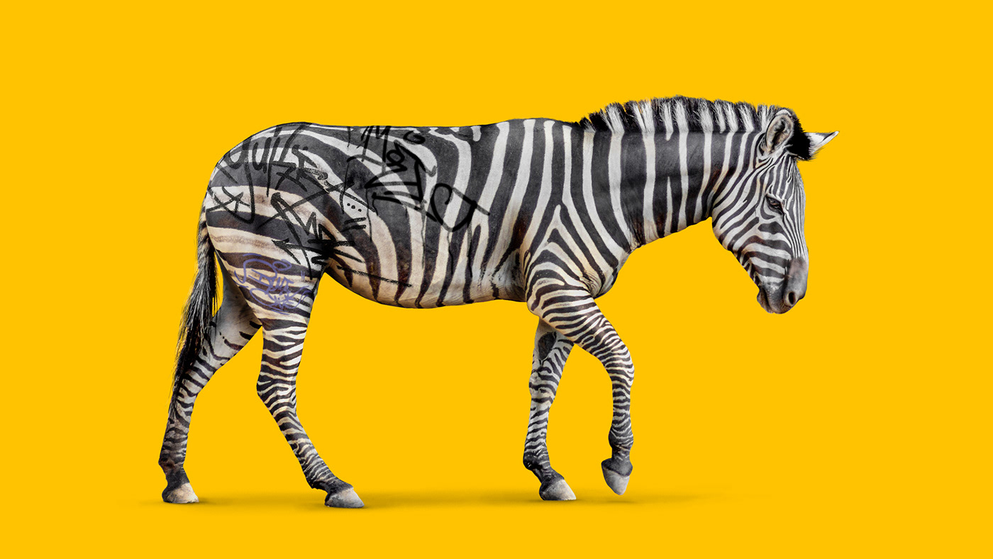 collage deer elephant gazelle popsurrealism surrealism weird wild zebra