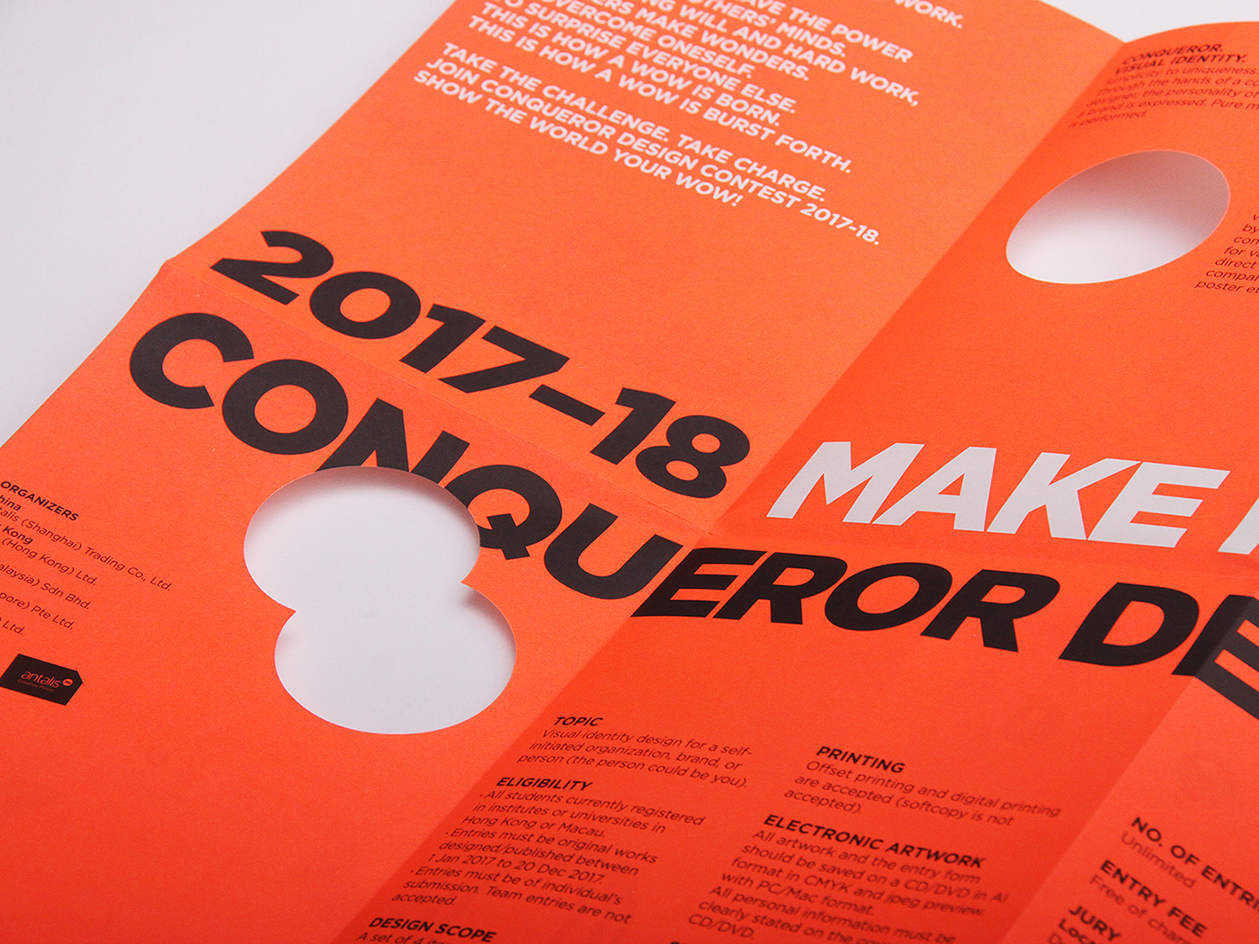 Conqueror design contest wow objects typography   Fun antalis paper Students