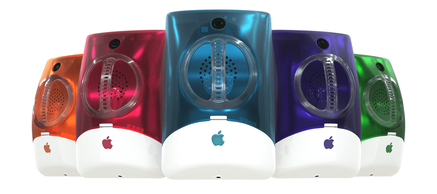 3D blender iphone product Mac OS X apple color hardware IPHONE 12 Retro