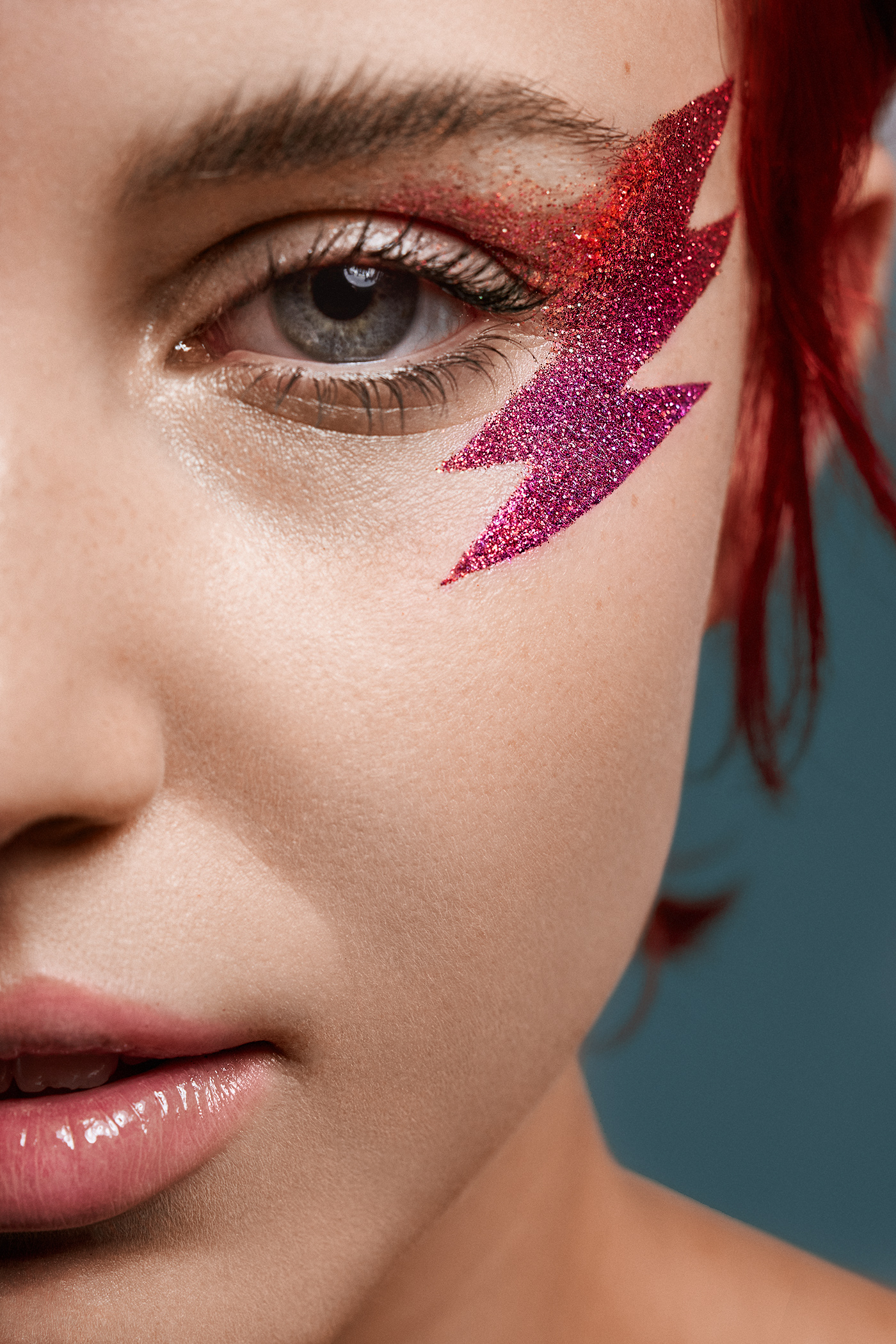 beauty closeup editorial macro makeup portrait
