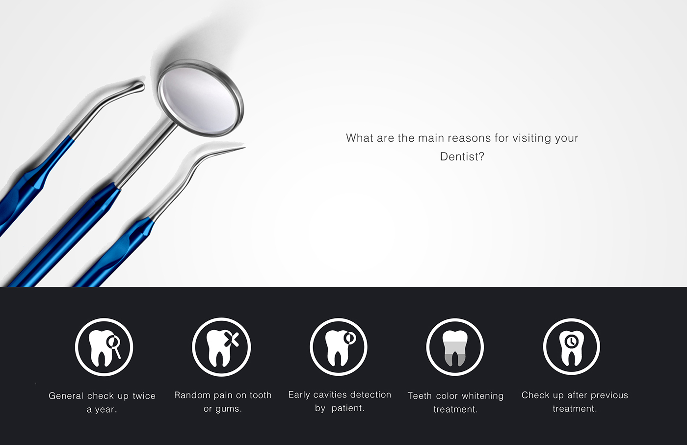 health care industrial design  dental user interface product design  graphic design  concept future minimal simple