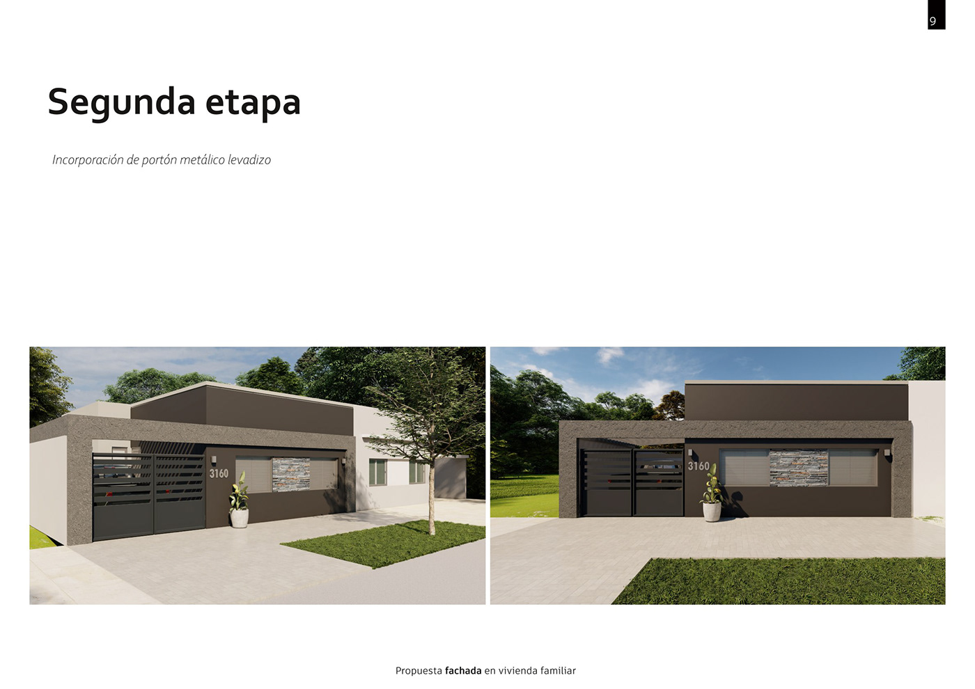 architecture editorial design  visualization 3d modeling Render exterior vivienda arquitectura SketchUP fachada