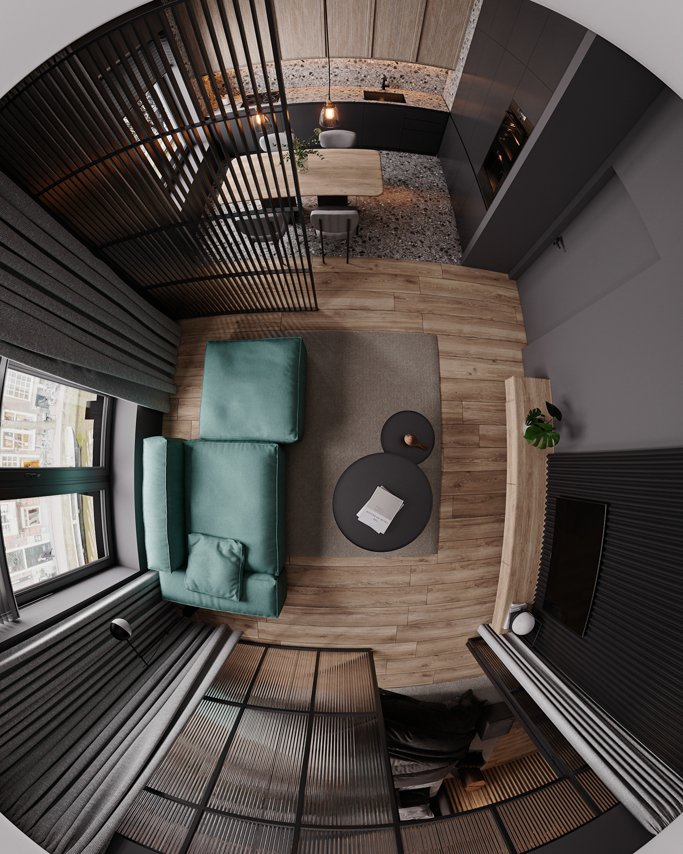 3D 3dart 3ds max apartment archviz corona interior design  3dsmax inmobiliaria real estate