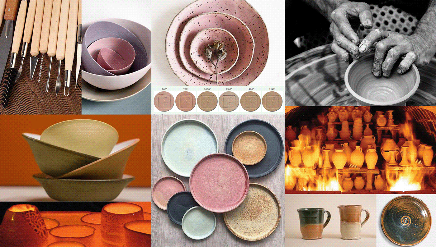 artesanal bowl ceramica mosaic pot Pottery Vase Forno handmade Oleiro