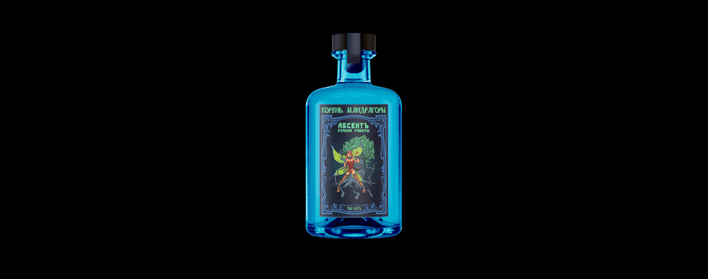 Fairies fantasy characters alcohol absinthe label absinthe label design иллюстрация персонаж феи фэнтези
