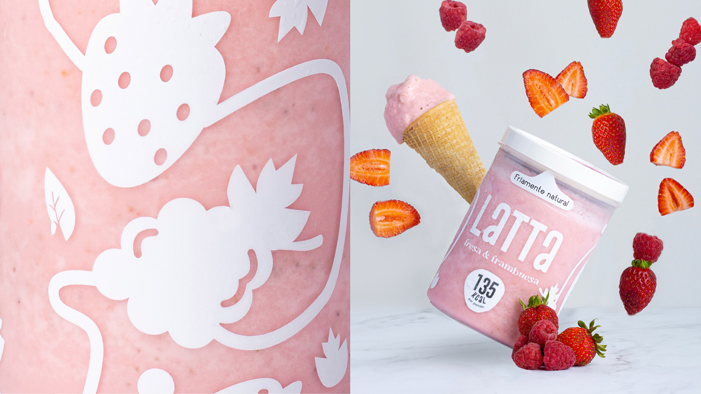 branding  Commercial Photography Food Packaging Fruit Illustration helado ice cream Identity Design marca packaging design Photography 