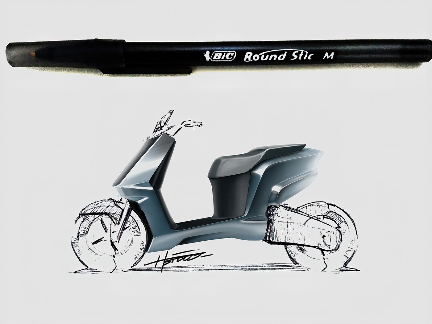 automobile design design sketch industrial design  motorcycle design scooter design sketch