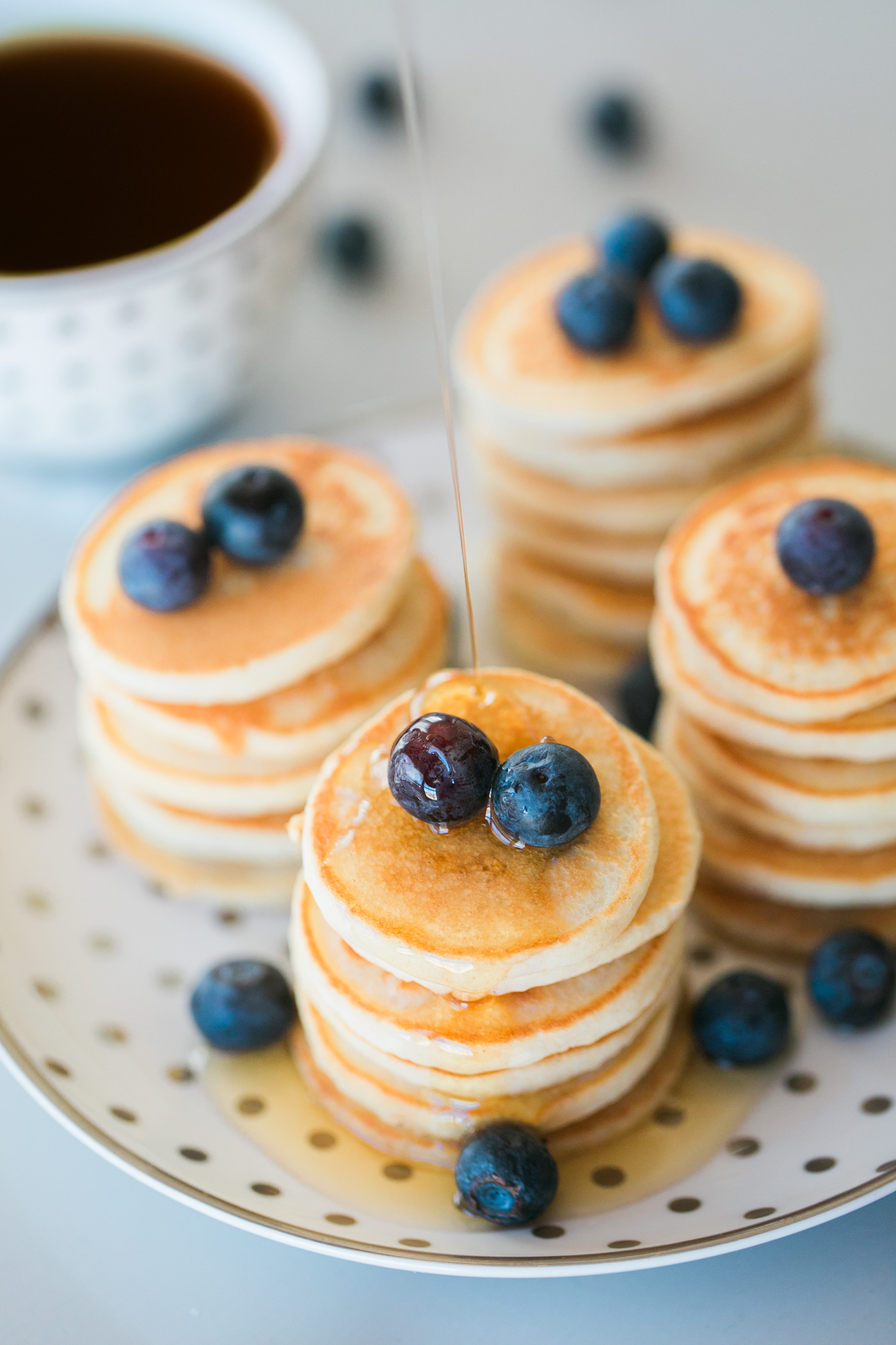 pancakes food photography breakfast blueberries