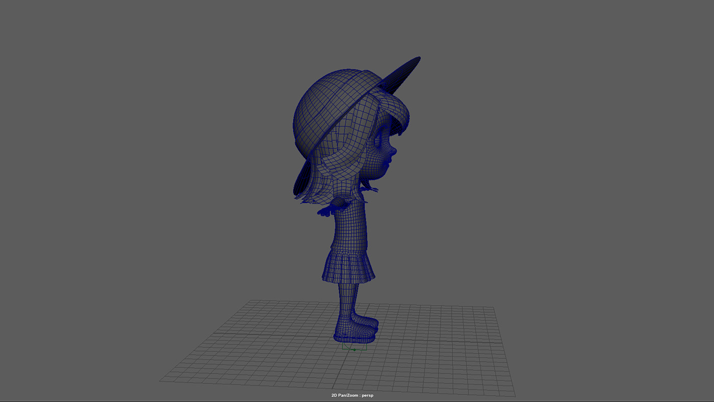 character modeling Render 3D
