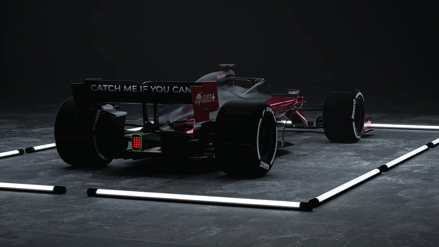 automotive   blender car concept design Formula 1 Motorsport racecar Render visualization