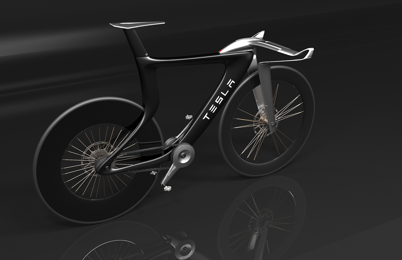 Bike Tesla Concept concept gaca design Artur Gaca elektro bike elektryczny rower Rower bike future gaca design studio tesla