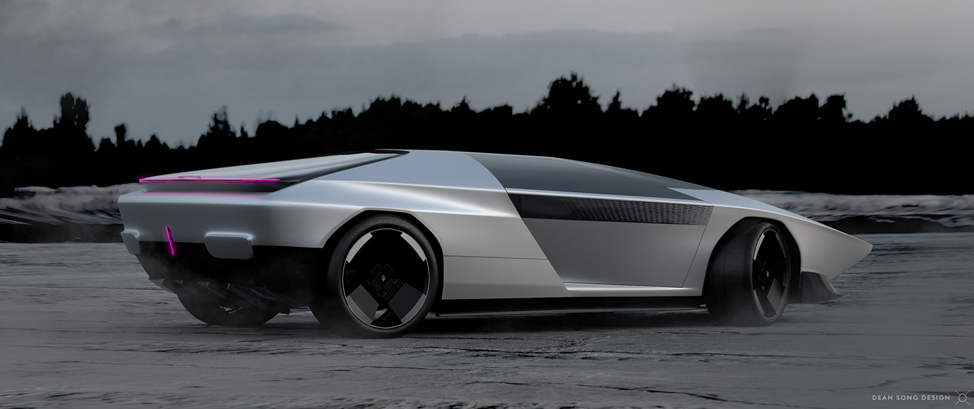 automotive   car Vehicle conceptcar Transportation Design retrofuturism Cyberpunk hypercar supercar