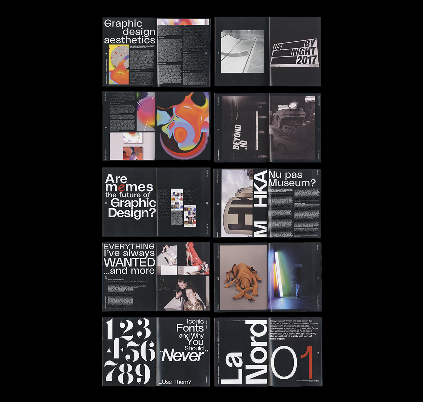 graphic design  editorial design  typography   magazine