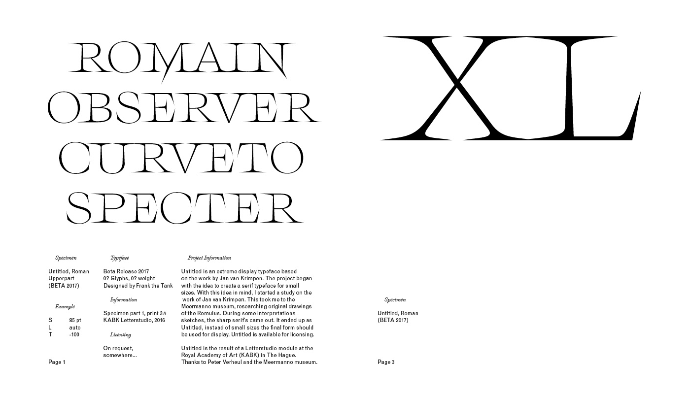 typography   font specimen type