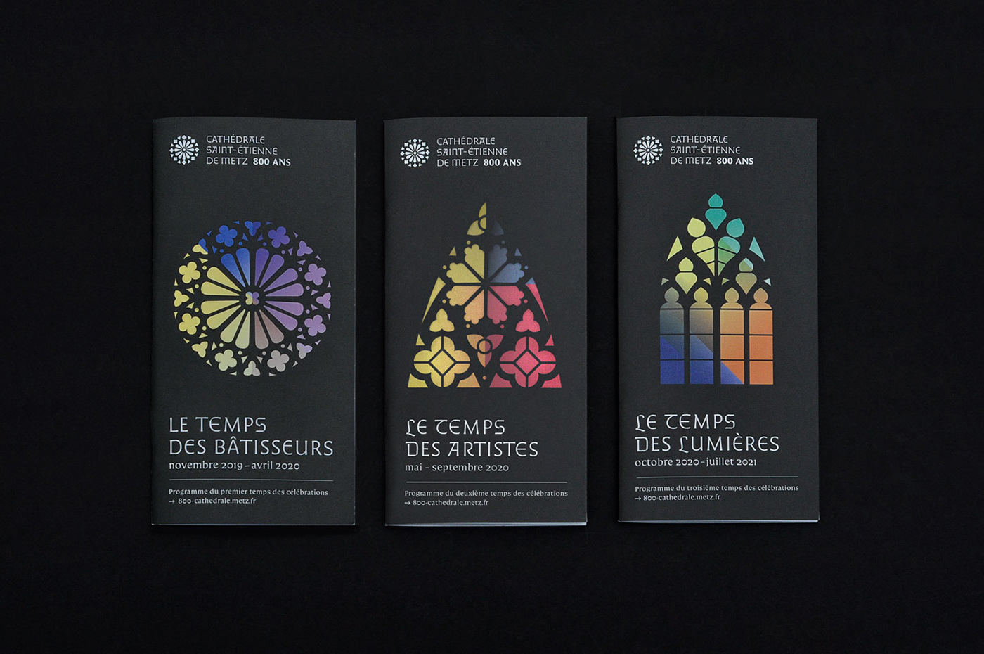 branding  cathédrale colors Event typography  