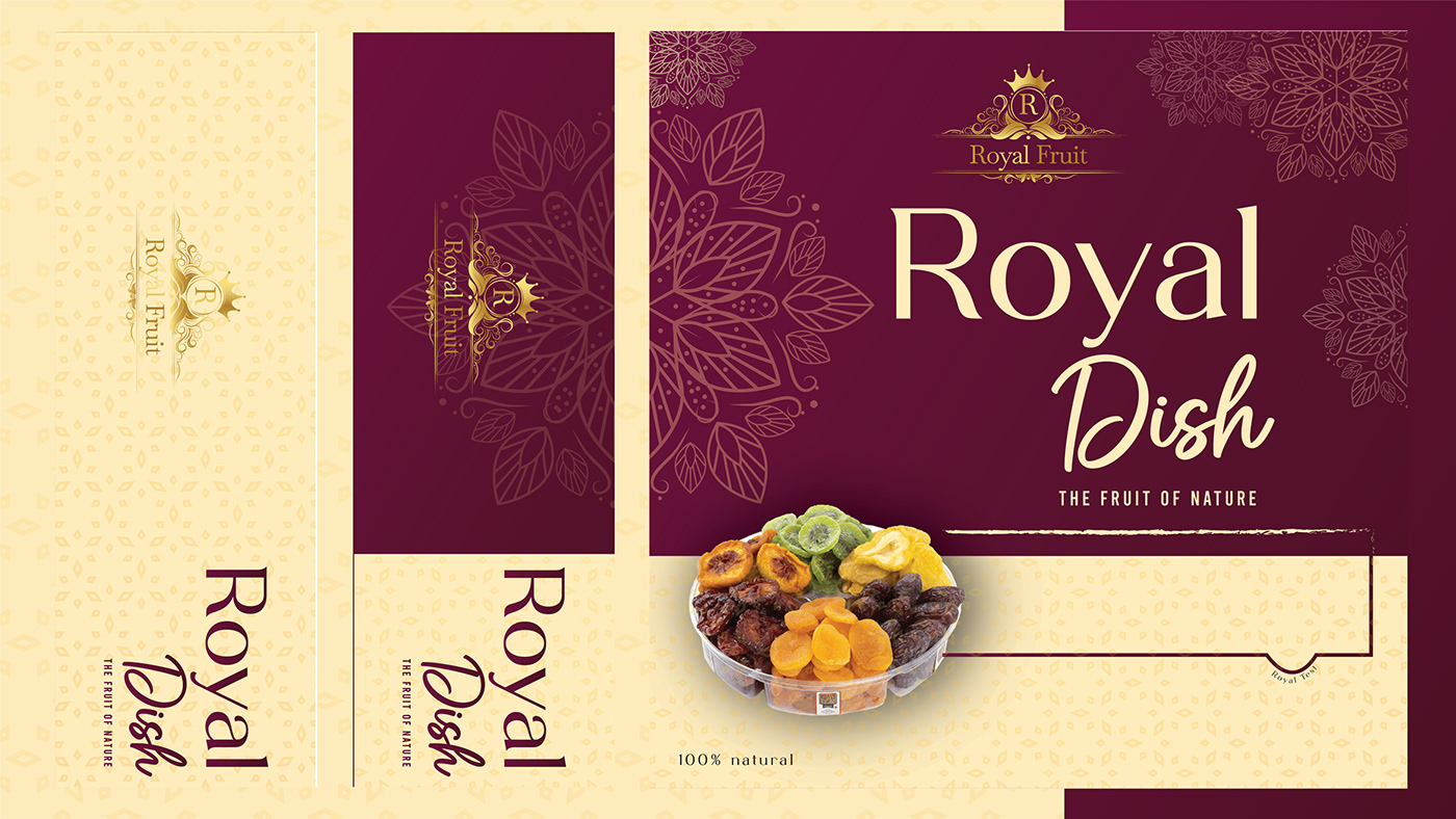 Dry fruits design Graphic Designer boxdesign box design packaging design brand identity Logo Design adobe illustrator Dry fruit Box