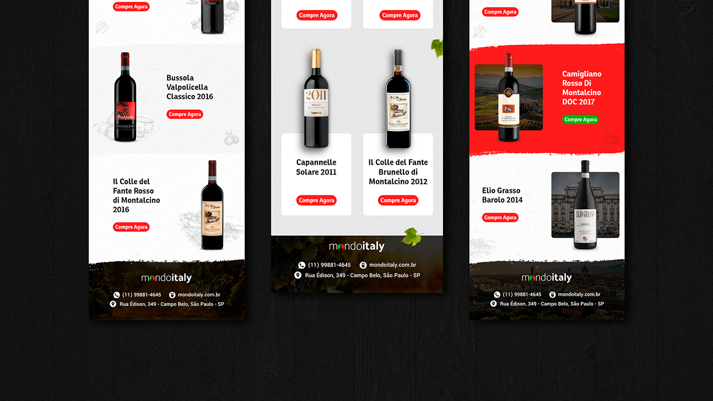conteúdo design gráfico Ecommerce email marketing marketing digital Redes Sociais site social media vinho wine