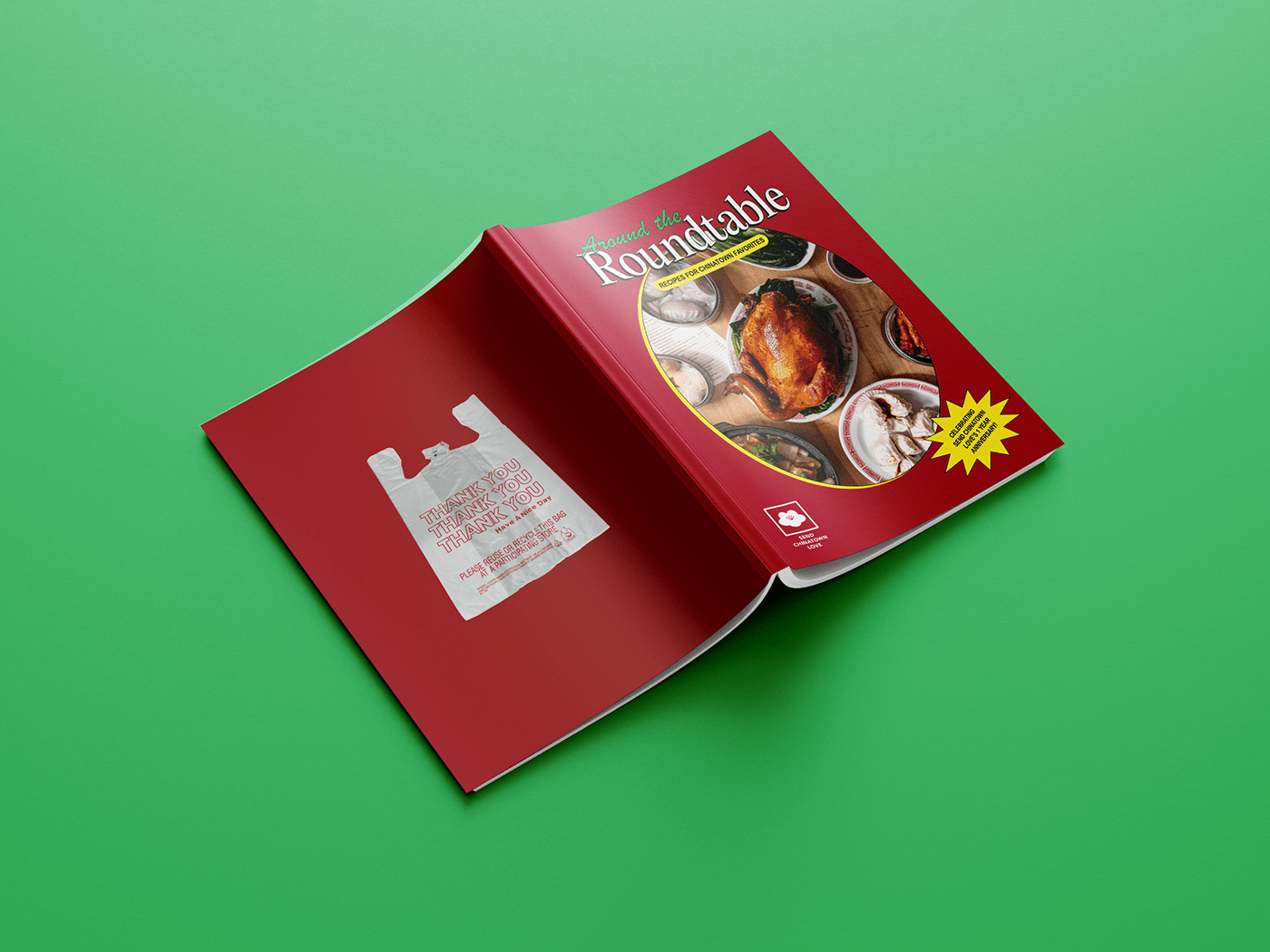 asia asian chinatown cookbook design ebook editorial Food  fundraising publication
