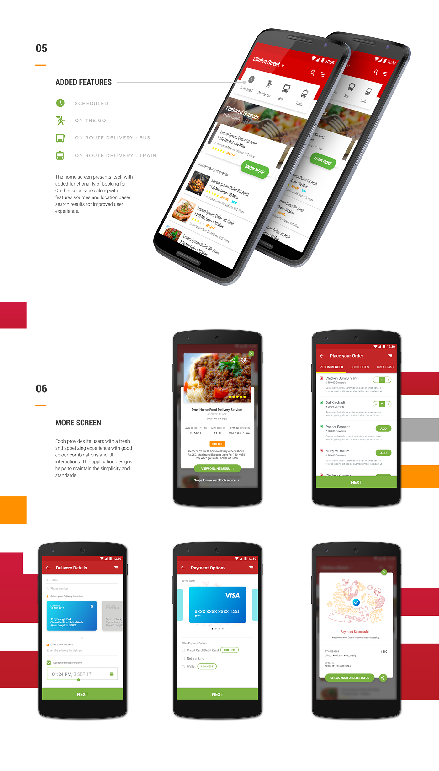 home Food  delivery service application UI/UX mess tiffin Homely adobeawards