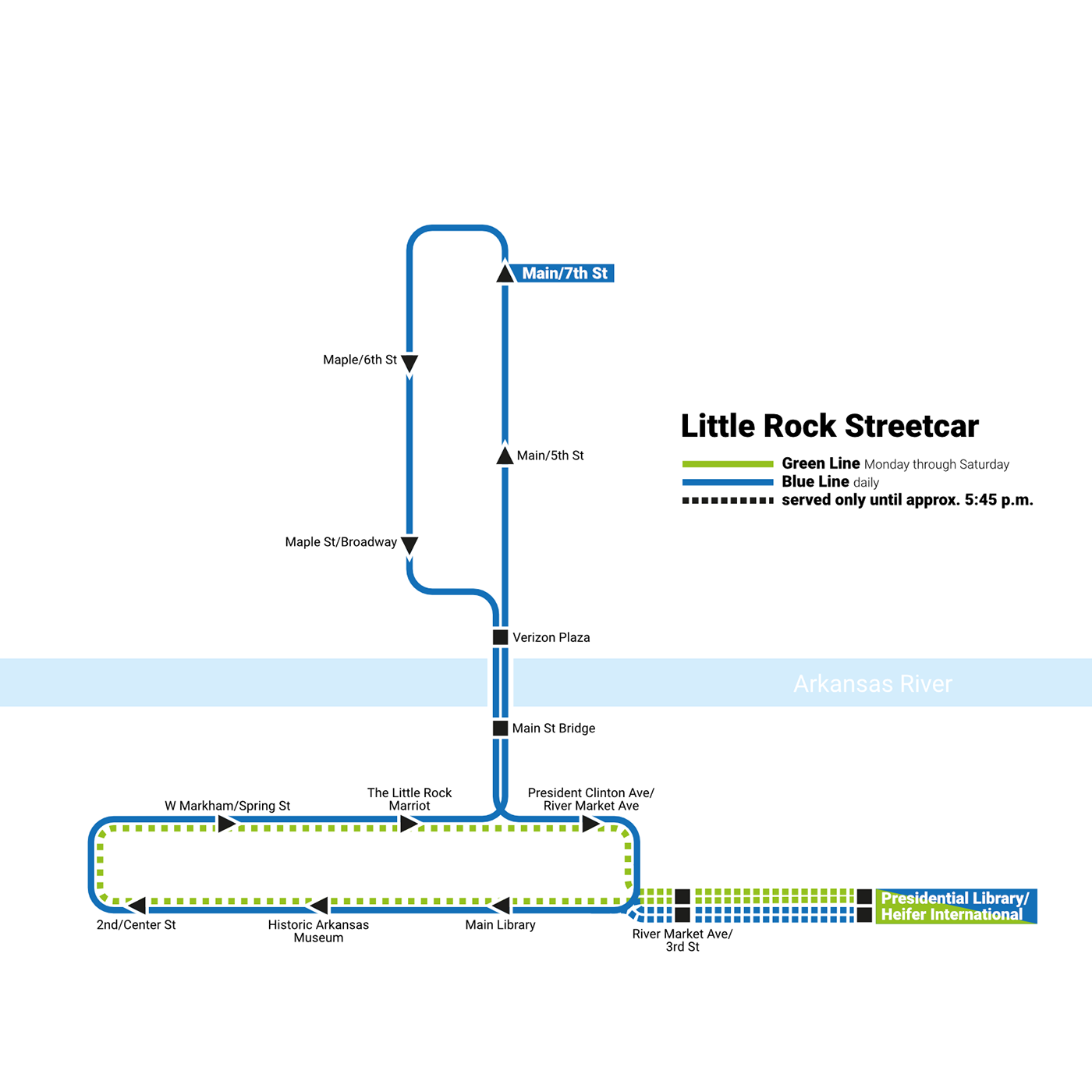 tuscon   Streetcar usa light rail Memphis little rock jacksonville Transit Maps