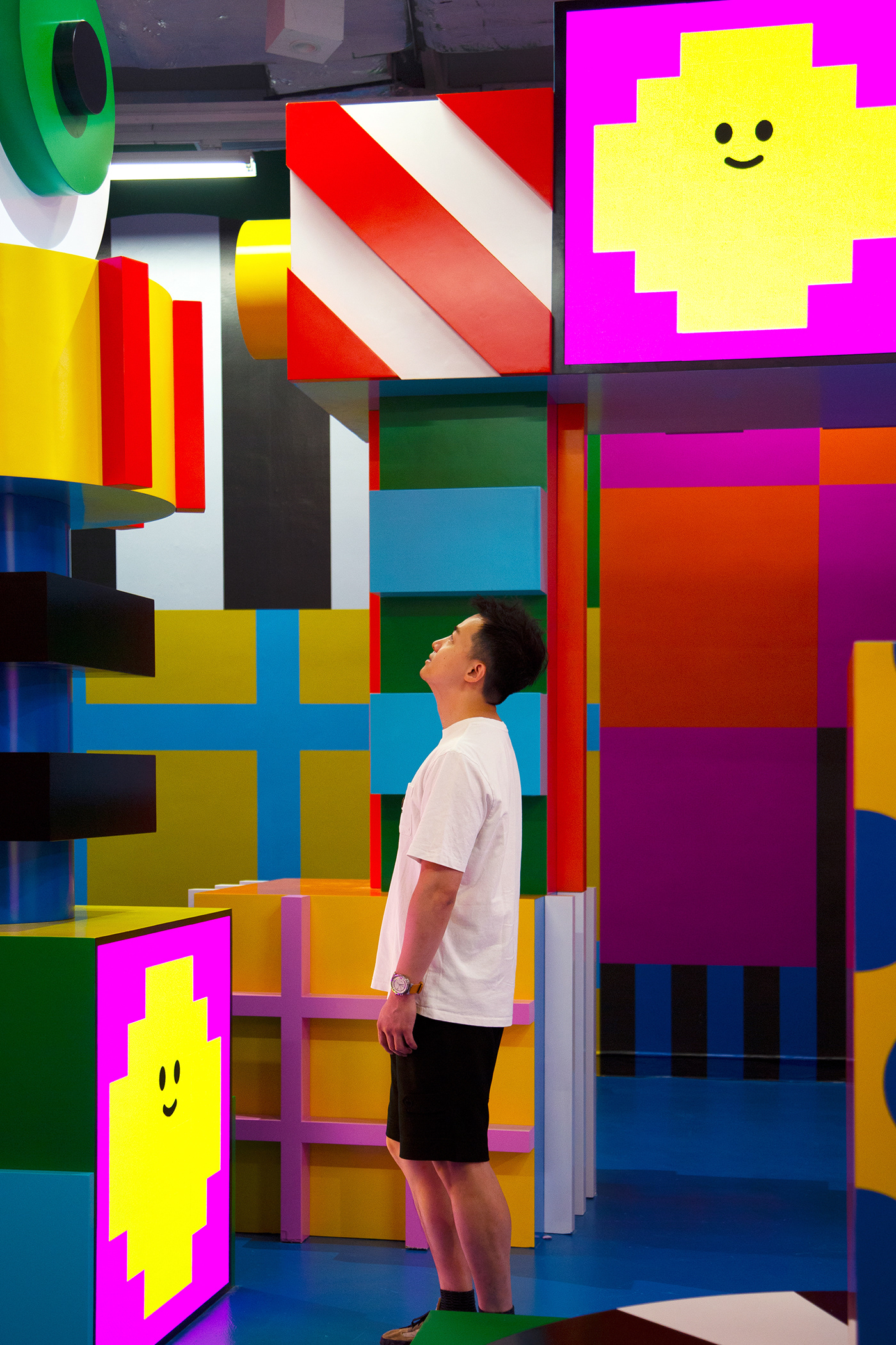 colorful artwork design sculpture installation immersive craig and karl