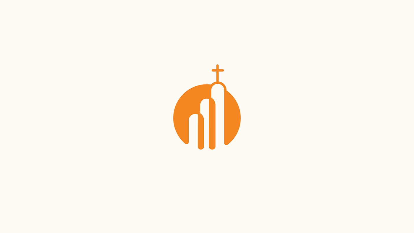 church design church logo visual identity logos Brand Design brand identity Eglise identité visuelle Athoms Mbuma Phila cité d'exauscement