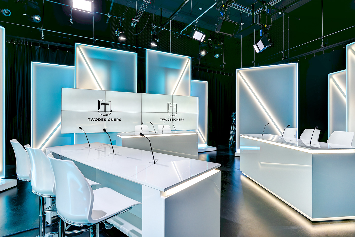 design Interior architecture television tv studio set