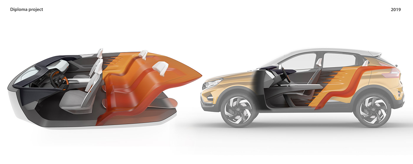 automotive   Automotive design car car design concept concept car idea seat steering wheel Transportation Design