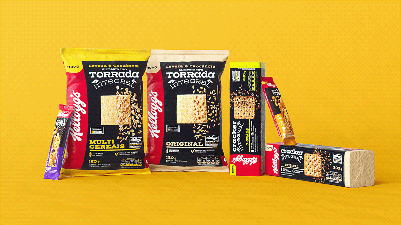 bendito Bendito Design Cereal design Food  Kellogg’s Kelloggs logo Packaging redesign