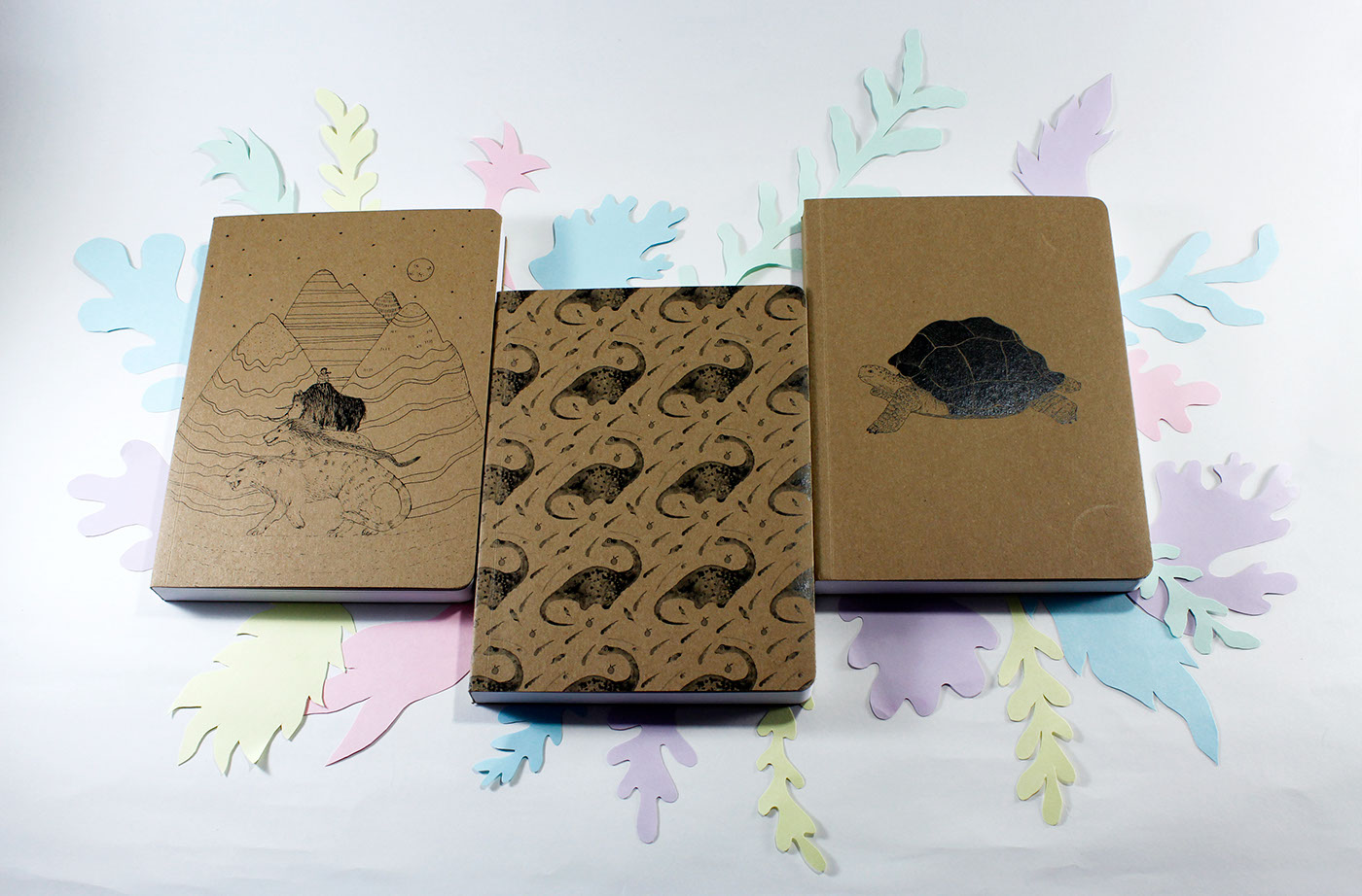 ILLUSTRATION  sketchbook notebook bitacora Turtle Dinosaur