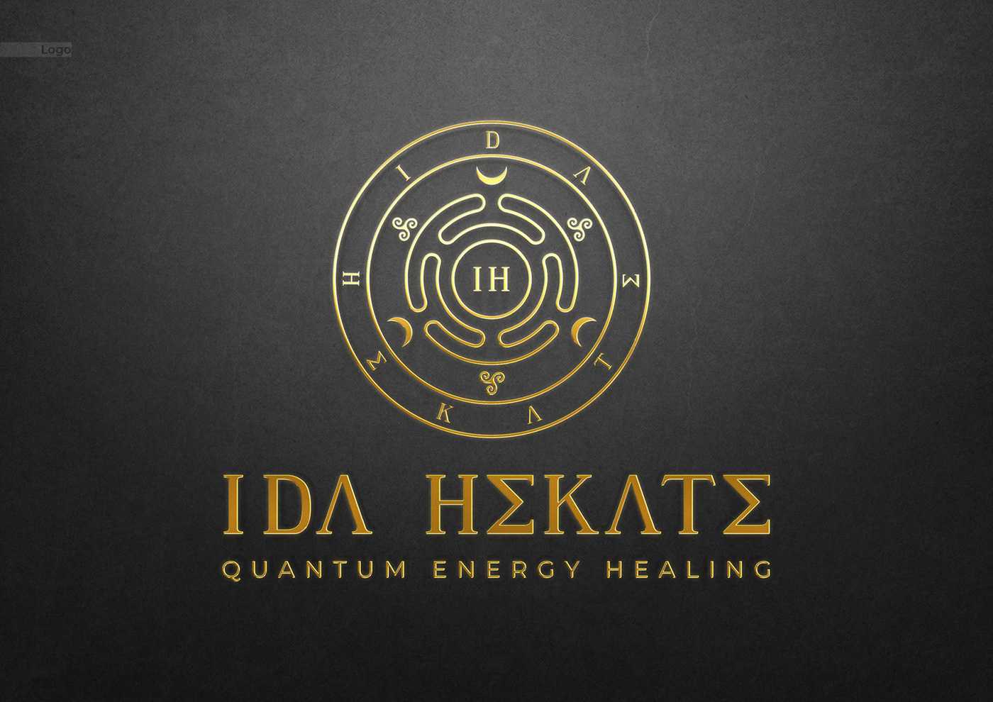 logo brand identity energy Coach quantum healing therapy therapist cards tarot