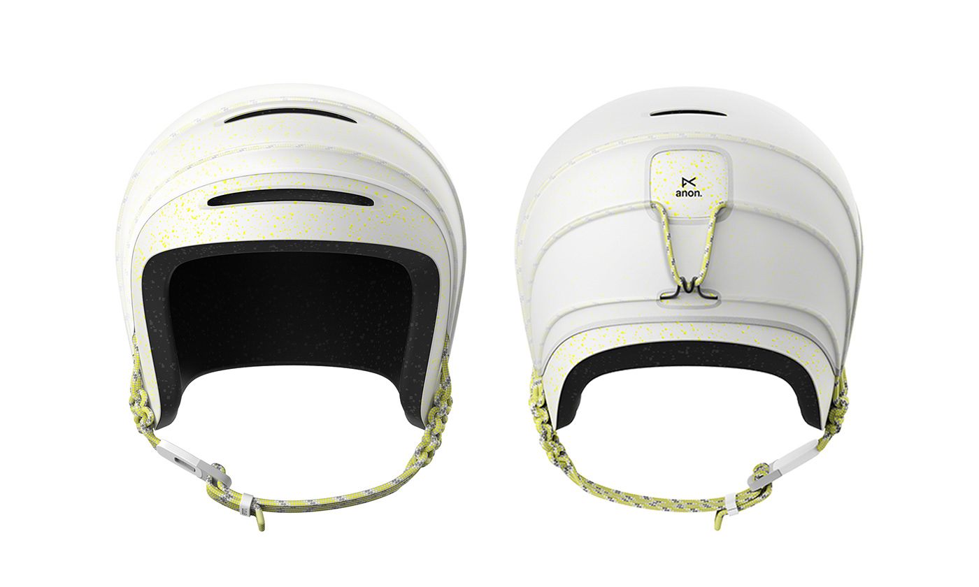 Helmet snowboard Ski snow helmet Macrame design concept winter sport rider ski helmet casque
