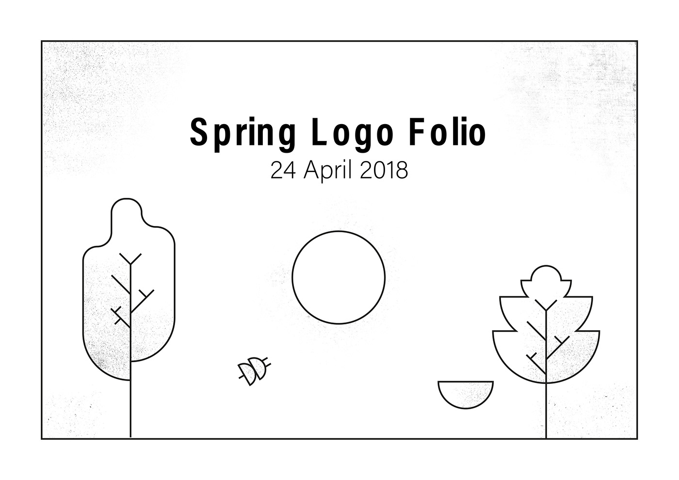 logo Icon spring sketch drink photographer navigation smile simple adobeawards