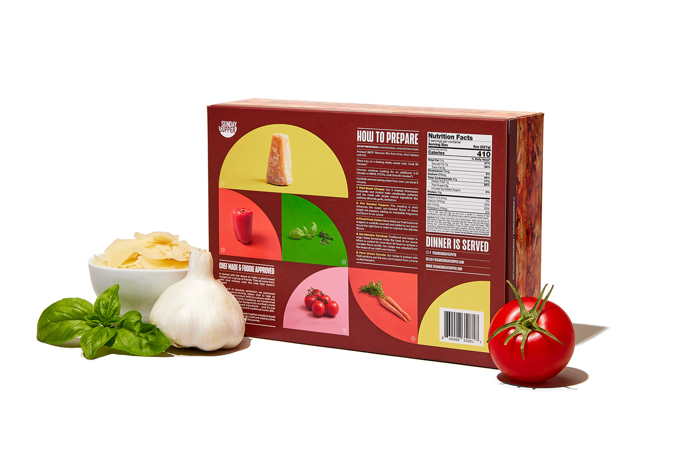 branding  Food  healthy italian Lasagna Packaging vegan Plant-Based Shopify WholeFoods