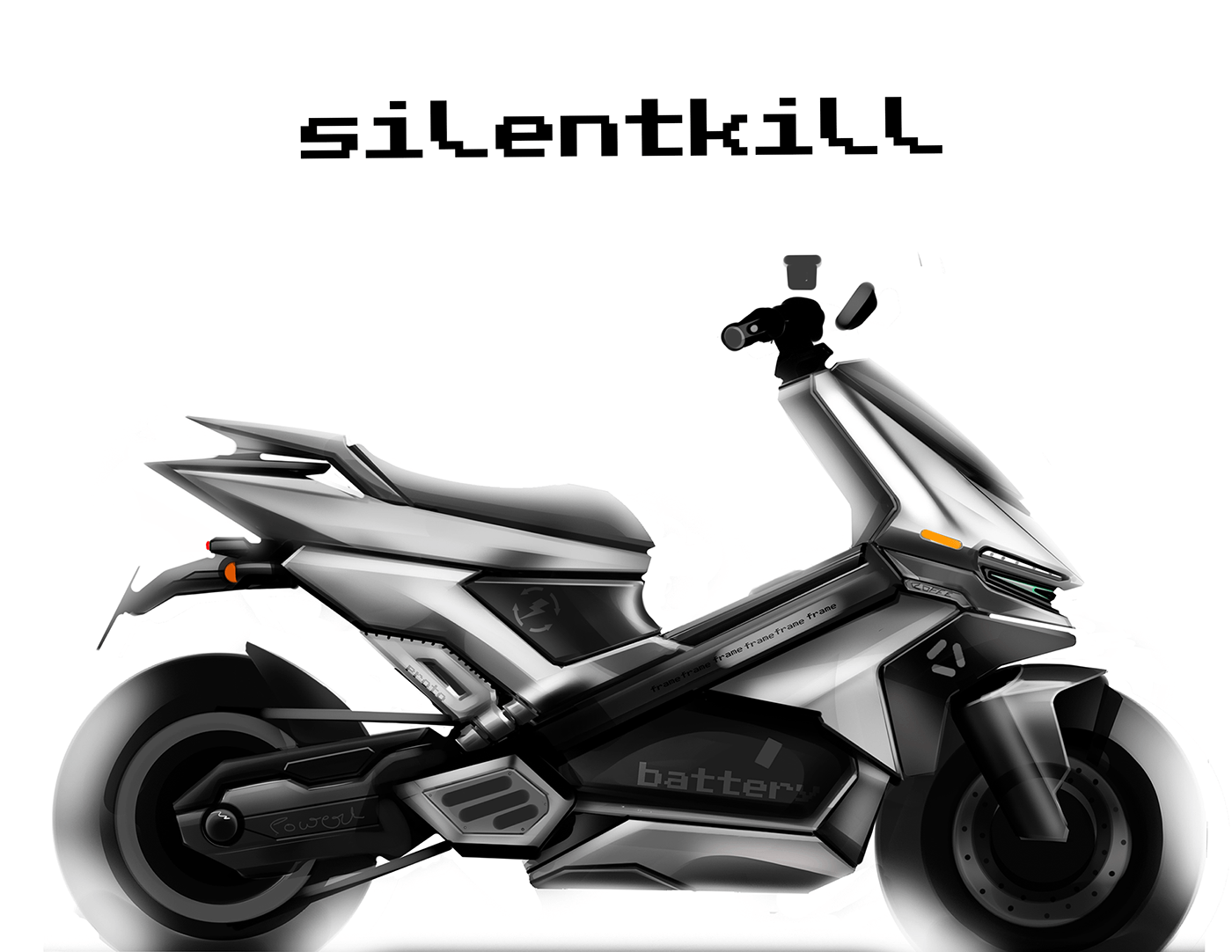 motorcycle design Scooter electric energy