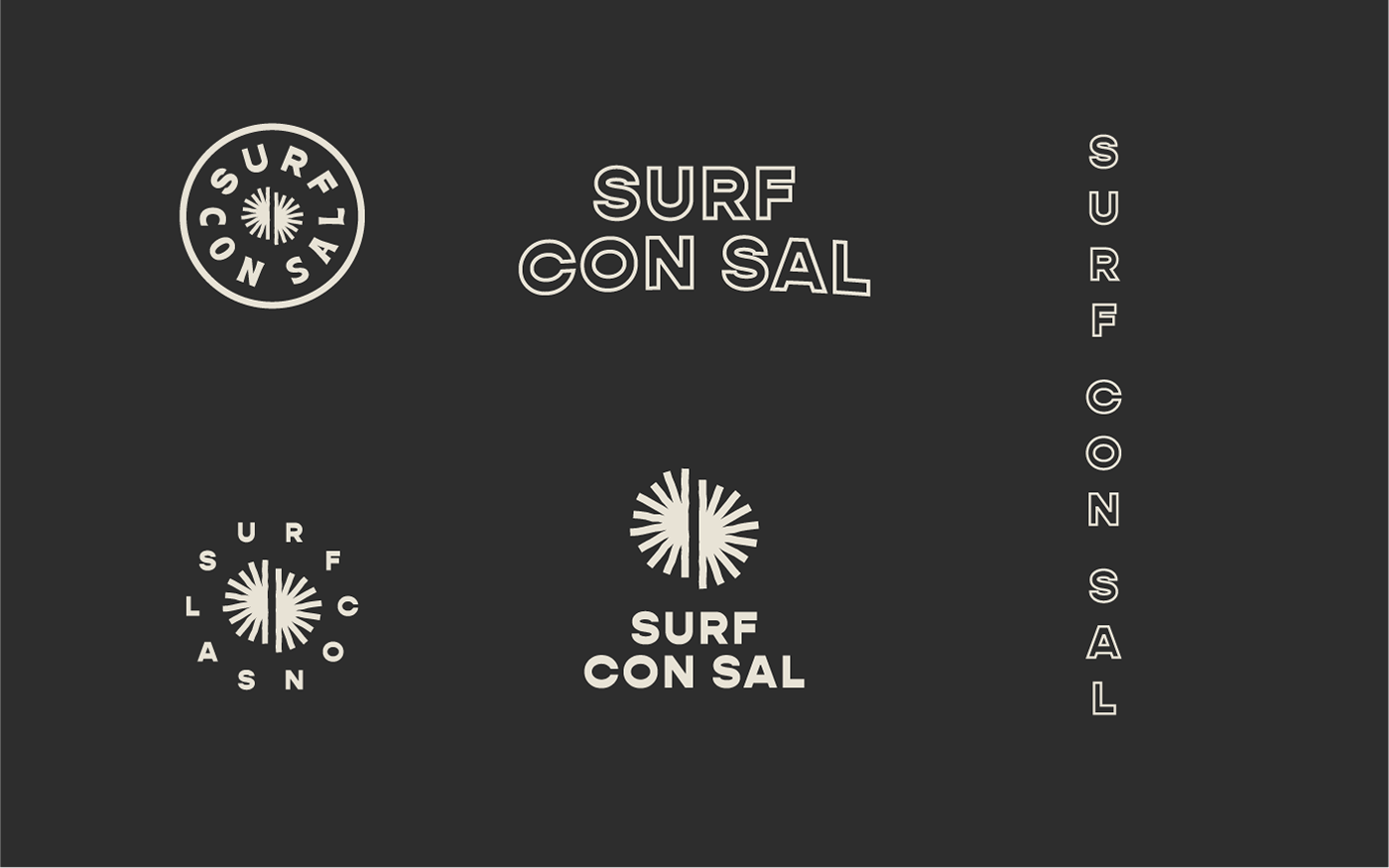 branding  canary islands Fuerteventura graphic design  land sea Surf surf school surfing vintage