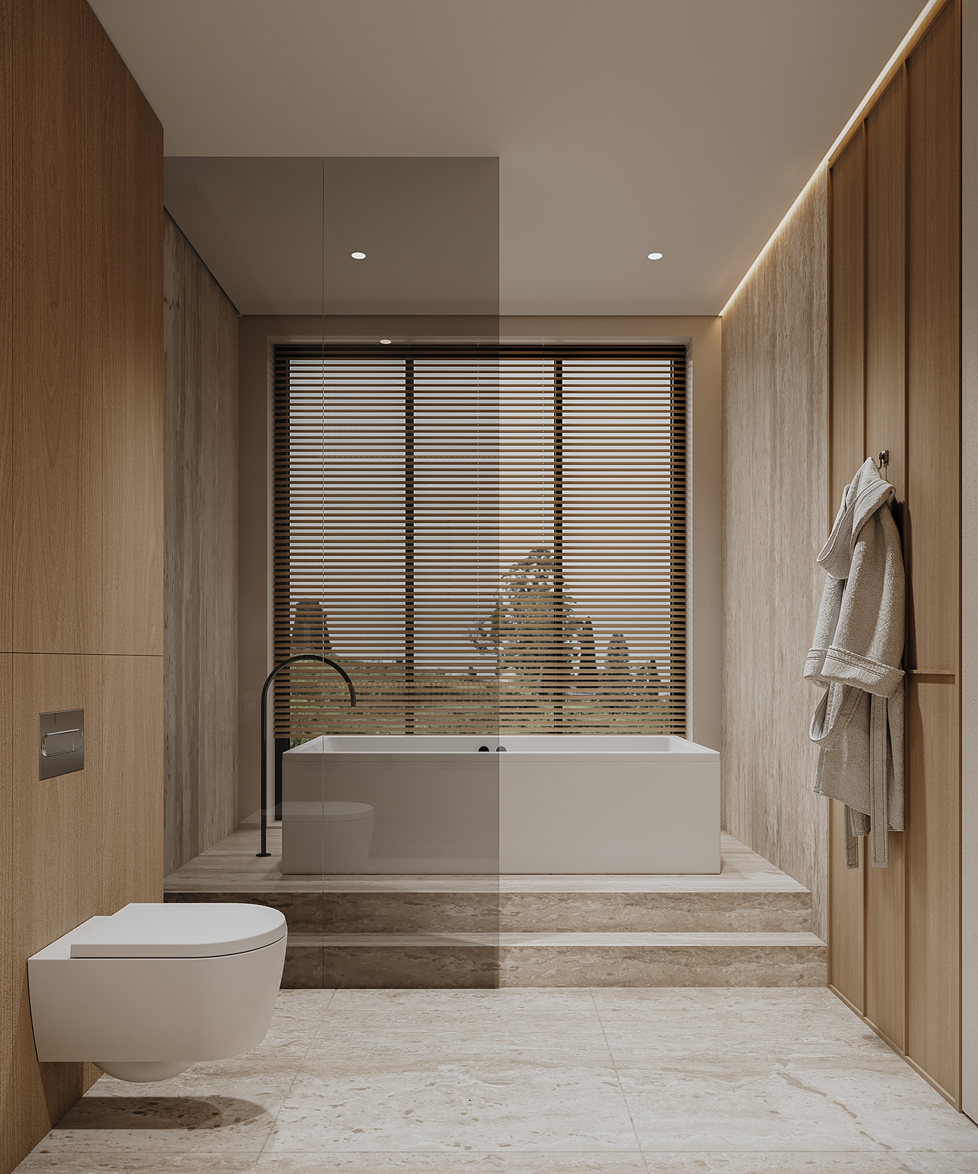 design interior design  3dsmax Villa visualization Render architecture interiors minimal house