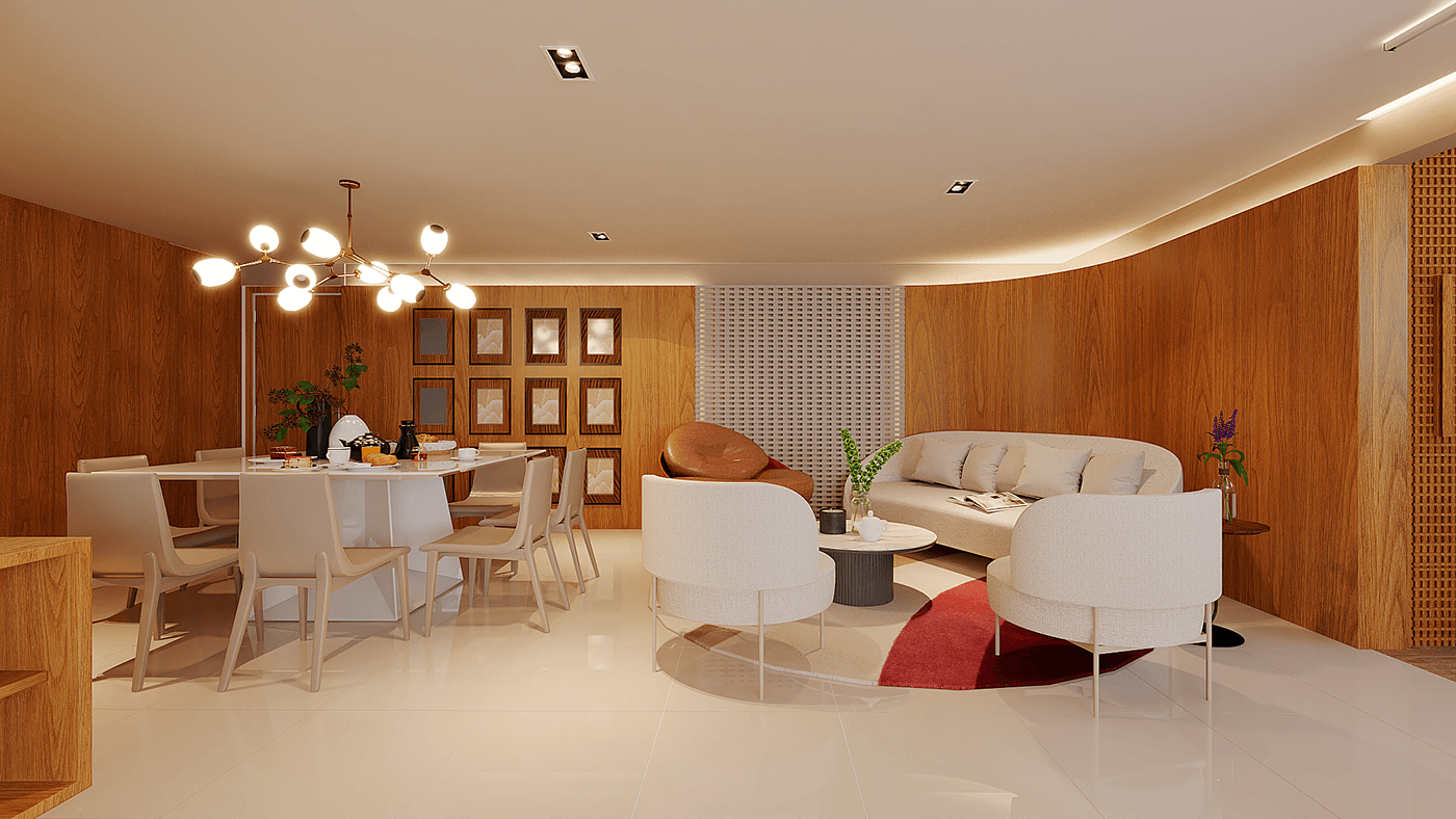 interior design  architecture Render visualization 3D vray archviz modern apartment