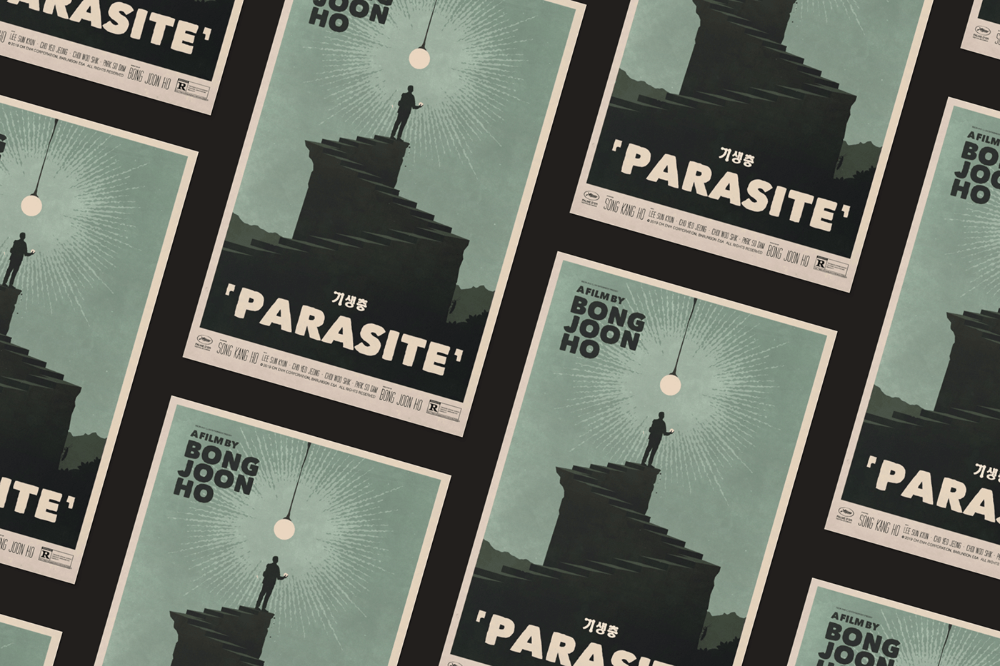 design Film   movie movie poster parasite Retro