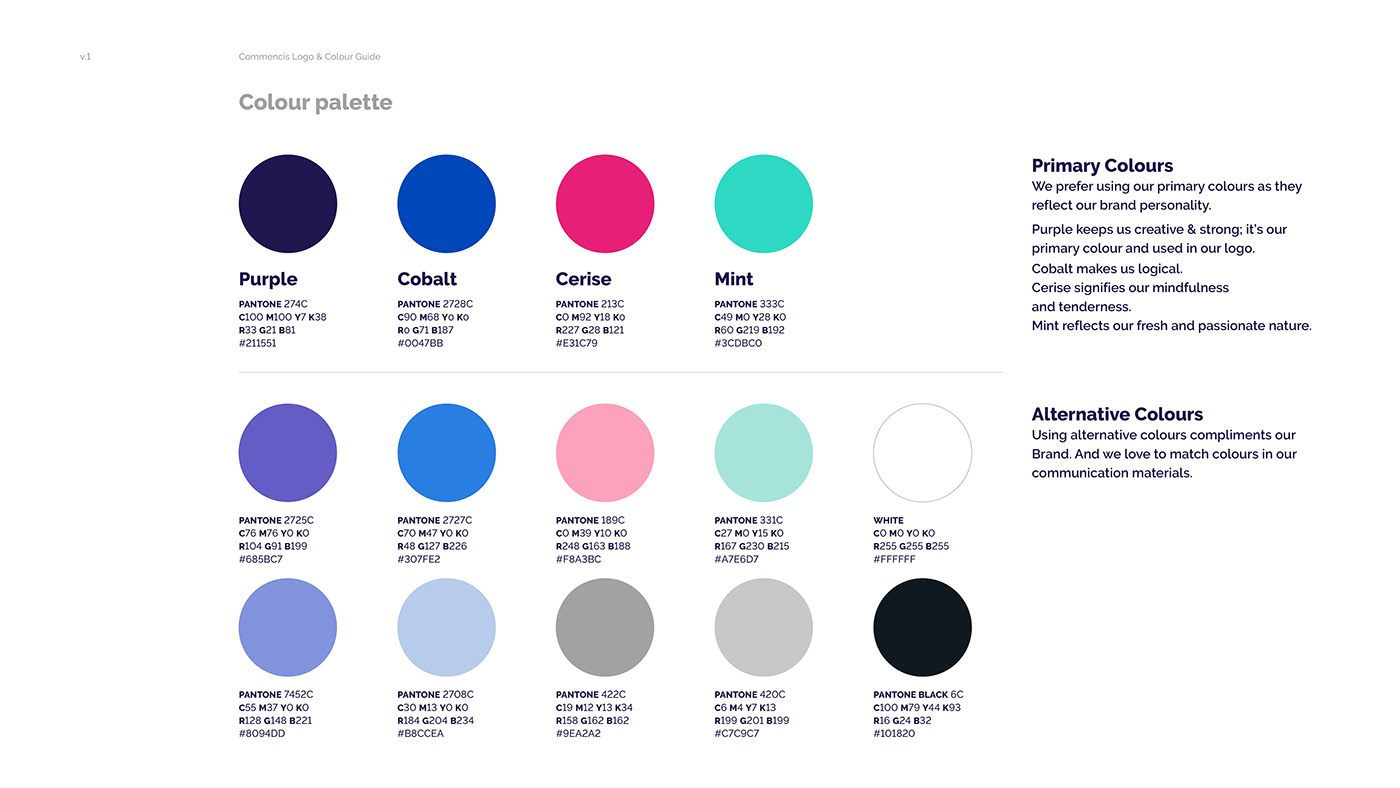branding  Company Branding Color Concept