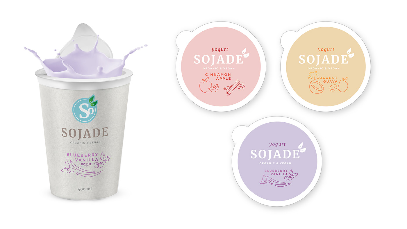 branding  premium yogurt Dairy natural delicious Food  Supermarket vegan soy