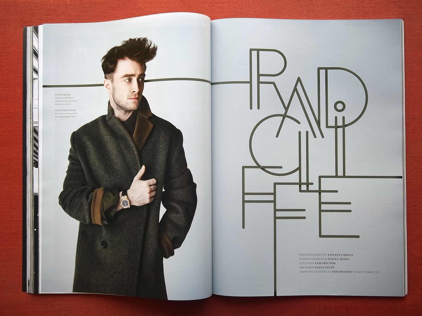 Magazine design as if magazine New York Daniel Radcliffe art