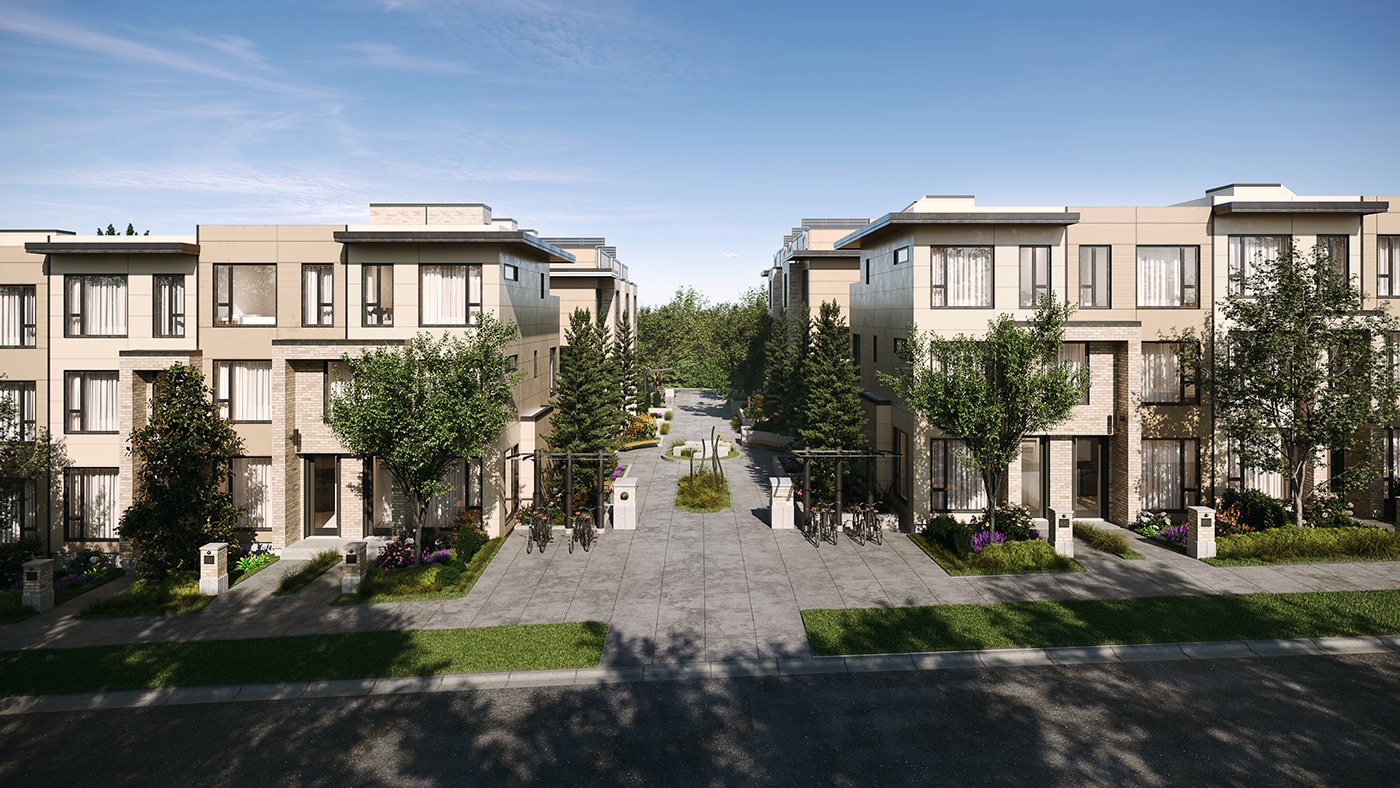 architecture 3D archviz CGI design exterior visualization Render real estate rendering