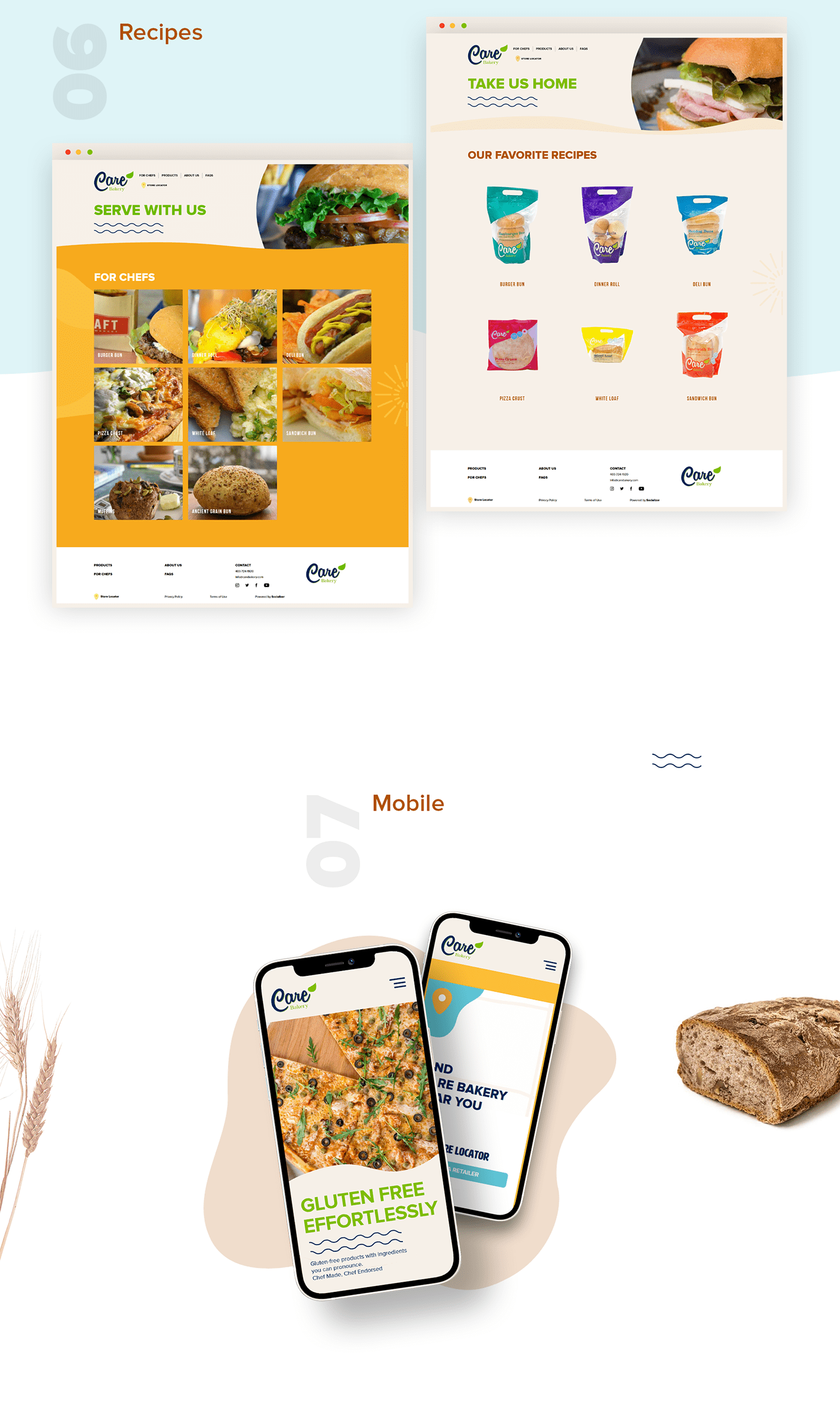 bakery brand bakery website branding  redesign UI UI/UX user interface Web Design  Website Design website redesign