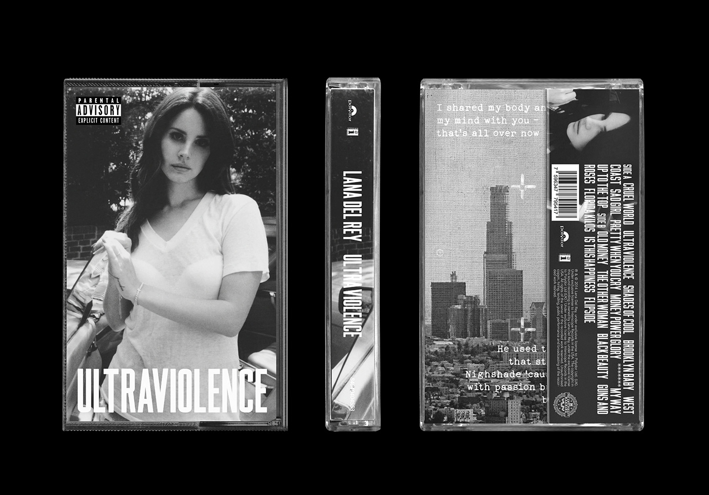 cassette design free Lana Del Rey Mockup music template vinyl