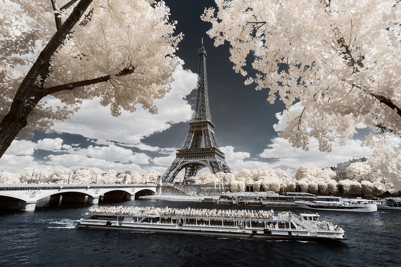 architecture city infrared infrared photography kolarivision Nature Paris Park Urban