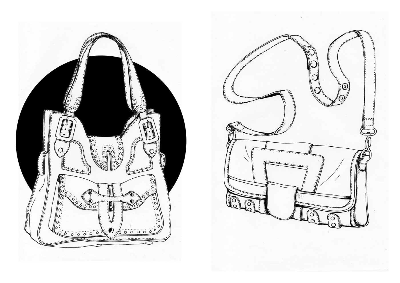 Drawing  Fashion  fashion illustration ILLUSTRATION  bags fashion design illustrations sketch bag bag illustration